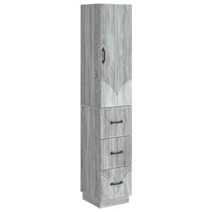 vidaXL Ensemble de Meubles 2 Pièces Sonoma gris 33 x 34 5 x 87 cm