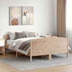 vidaXL Cadre de lit sans matelas 140x200 cm bois massif de pin