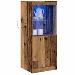 vidaXL Buffet LED Bois ancien 41 x 37 x 100 cm Bois d'ingénierie