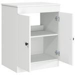 vidaXL Armoire de salle de bain Blanc 54 x 41 x 70 cm