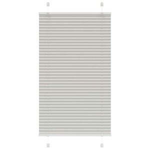 vidaXL Store plissé gris clair 75x100 cm largeur du tissu 74 4 cm