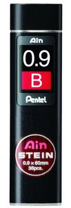 Etui de 36 mines 0,9 mm AIN STEIN C279 dureté B PENTEL