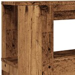 vidaXL Tête de lit à LED vieux bois 180x18 5x103 5cm bois d'ingénierie