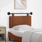vidaXL Tête de lit suspendue Marron PU antique