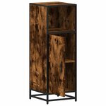vidaXL Armoire de bain chêne fumé 35x37 5x100cm bois d'ingénierie