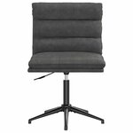 vidaXL Chaises à manger lot de 4 noir similicuir