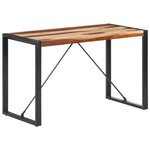 vidaXL Table à manger 120x60x75 cm Bois massif
