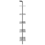 vidaXL Étagère Sonoma gris 60 x 24 x 168 cm Bois d'ingénierie