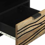 vidaXL Cabinet de chevet avec tiroir Marron 40 x 33 x 46 cm