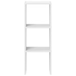 vidaXL Bibliothèque empilable blanc 30x30x80 cm bois d'ingénierie