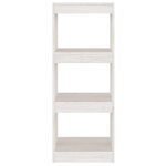 vidaXL Bibliothèque/Séparateur de pièce Blanc 40x30x103 5cm Pin massif
