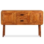 vidaXL Buffet Bois massif avec finition miel 120x30x75 cm