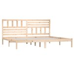 vidaXL Cadre de lit sans matelas bois massif de pin 200x200 cm