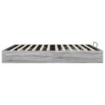 vidaXL Cadre de lit ottoman Gris Sonoma 193 x 120 x 25 cm