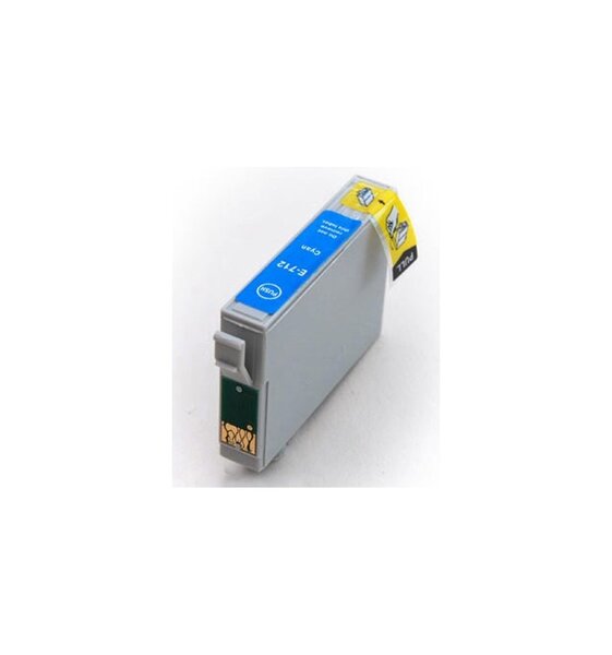 Epson T0712 Jet d'Encre Cyan Compatible