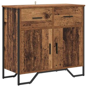 vidaXL Buffet Bois ancien 79.5 x 35.5 x 74.5 cm Bois d'ingénierie
