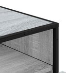 vidaXL Commode sonoma gris 70x41x70 cm bois d'ingénierie