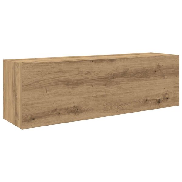 vidaXL Armoire murale de bain chêne artisanal bois d'ingénierie