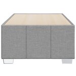 vidaXL Cadre de lit sans matelas gris clair 80x200 cm tissu