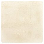 vidaXL Tapis shaggy à poils longs NAVARRA crème 120x120 cm polyester