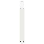 vidaXL Pieds de table basse en U 2 pièces Blanc 60 x (42-43) cm Acier