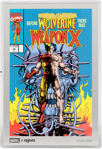 Monnaie WEAPON X Wolverine Marvel Comic Covers 1 Oz Feuille Argent 2$ Niue 2026