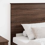vidaXL Tête de lit Chêne brun 100 cm Bois d'ingénierie