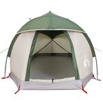 vidaXL Tente de camping à dôme 1 personne vert imperméable