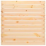 vidaXL Salon de jardin 3 Pièces avec coussins crème Bois de pin massif