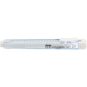 Stylo gomme clic eraser  corps bleu clair pastel x 12 pentel