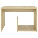 vidaXL Table d'appoint chêne sonoma 59x36x38 cm bois d'ingénierie