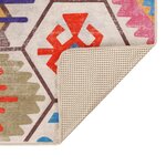 vidaXL Tapis lavable multicolore 120x180 cm antidérapant
