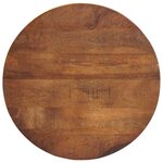 vidaXL Tables basses gigognes 3 Pièces Bois de mangue massif et acier