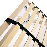 vidaXL Sommier à lattes avec 28 lattes 7 zones 80 x 200 cm