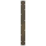 vidaXL Pieds de table à manger en U  3 pièces  acier naturel  90 x (72-73) cm