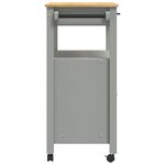 vidaXL Chariot de cuisine MONZA 84x40x90 cm bois massif de pin