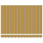 vidaXL Auvent Rétractable Jaune et Gris 250 x 200 cm tissu