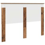 vidaXL Tête de lit Bois Ancien 140 cm Bois d'ingénierie