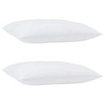 vidaXL Duvet d'hiver avec oreiller 3 Pièces Blanc 240 x 260 cm Microfibre