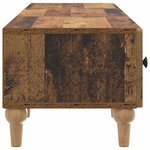 vidaXL Meuble TV Bois ancien 147 x 34 5 x 30 cm Bois d'ingénierie