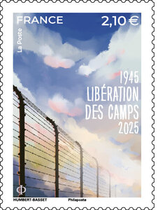 Timbre - Libération des camps - Lettre Internationale
