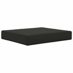vidaXL Coussin de canapé d'extérieur 2 Pièces Noir Polyester