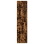 vidaXL Garde-robe chêne fumé 100x50x200 cm bois d'ingénierie