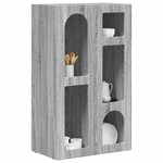 vidaXL Buffet Gris Sonoma 59 x 35 x 100 5 cm Bois d'ingénierie