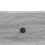vidaXL Meuble TV Sonoma gris 147 x 34 5 x 30 cm Bois d'ingénierie