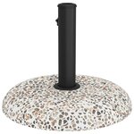 vidaXL Pied de parasol Multicolore et noir 45 x 45 x 40 cm