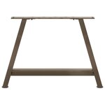 vidaXL Pieds de table basse en forme de A  2 pièces  60 x (42-43) cm  acier