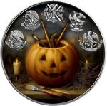 Pièce de monnaie en Argent g 31.1 (1 oz) Millésime 2024 Spooktacular Art SCREAM
