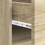 vidaXL Table basse Chêne Sonoma 49 x 50 x 37 cm Bois d'ingénierie