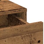 vidaXL Ensemble de coiffeuse 3 pièces en bois vieux et en bois d'ingénierie